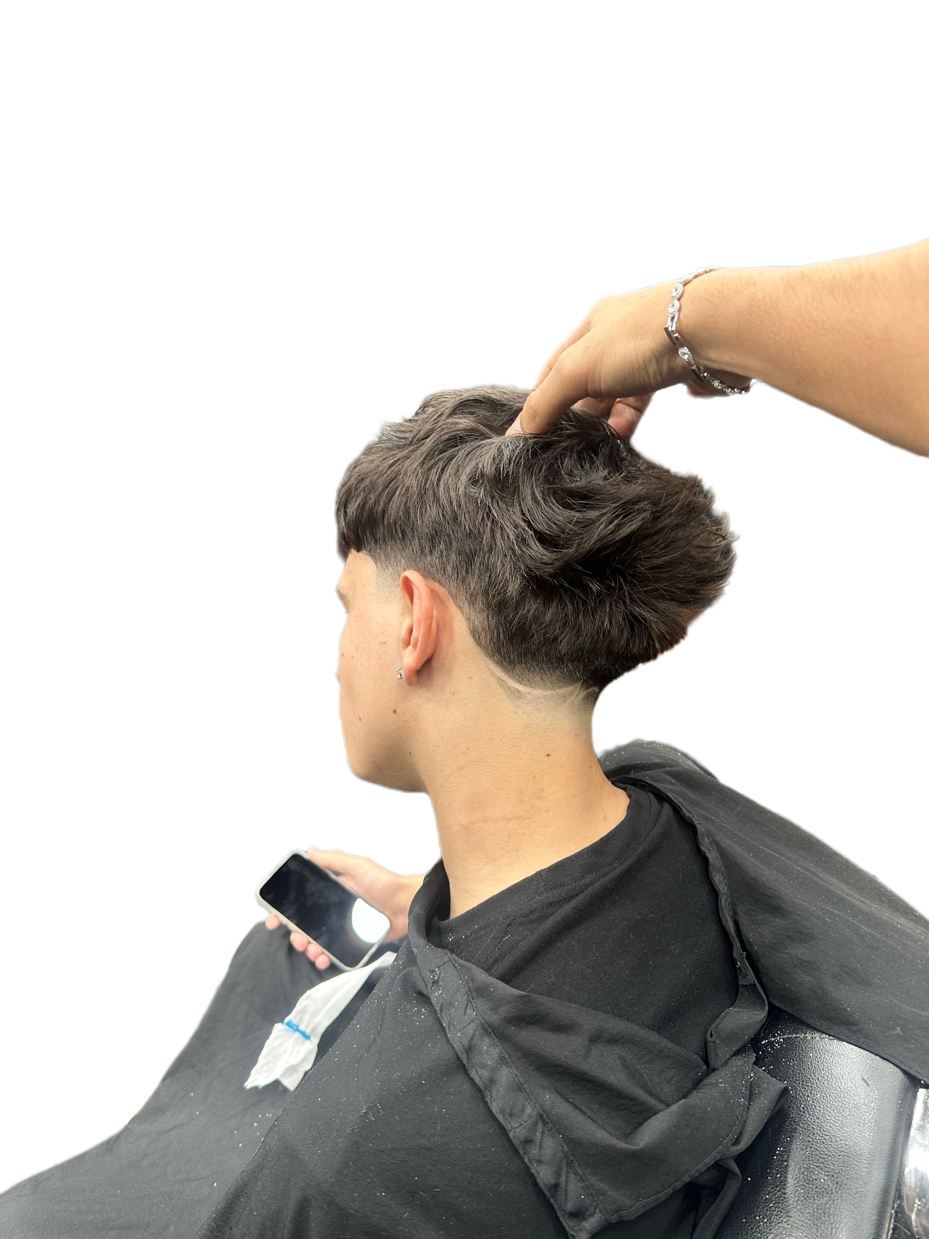 Corte con Diseño en Madrid en Faded Barbershop Madrid